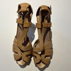 Miu Miu nude sky high heels